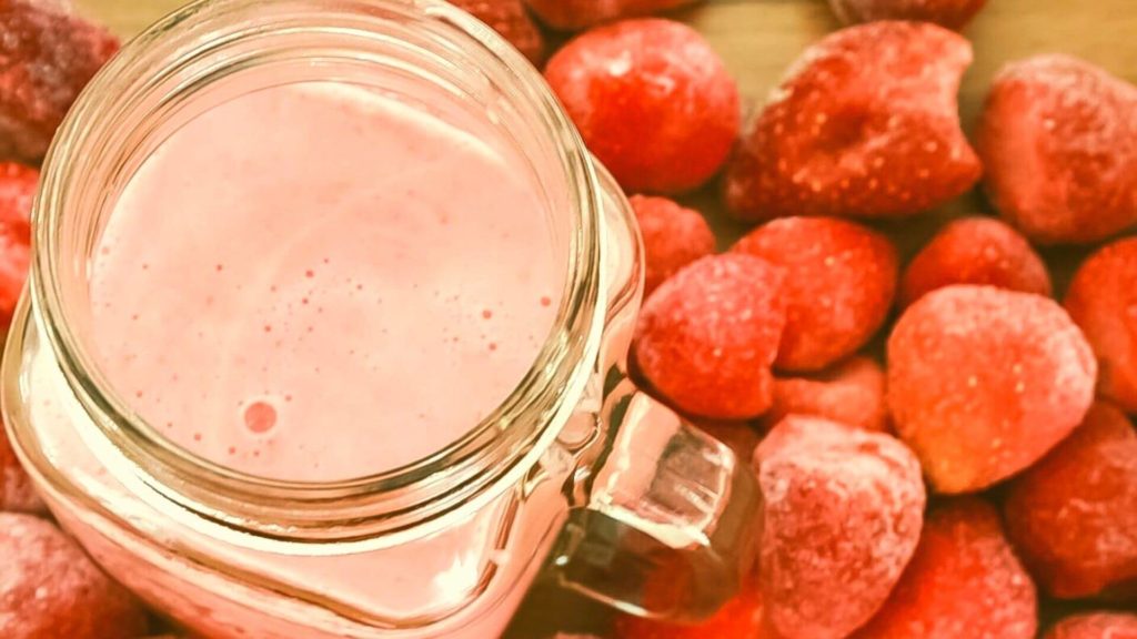 Erdbeer Eis Shake